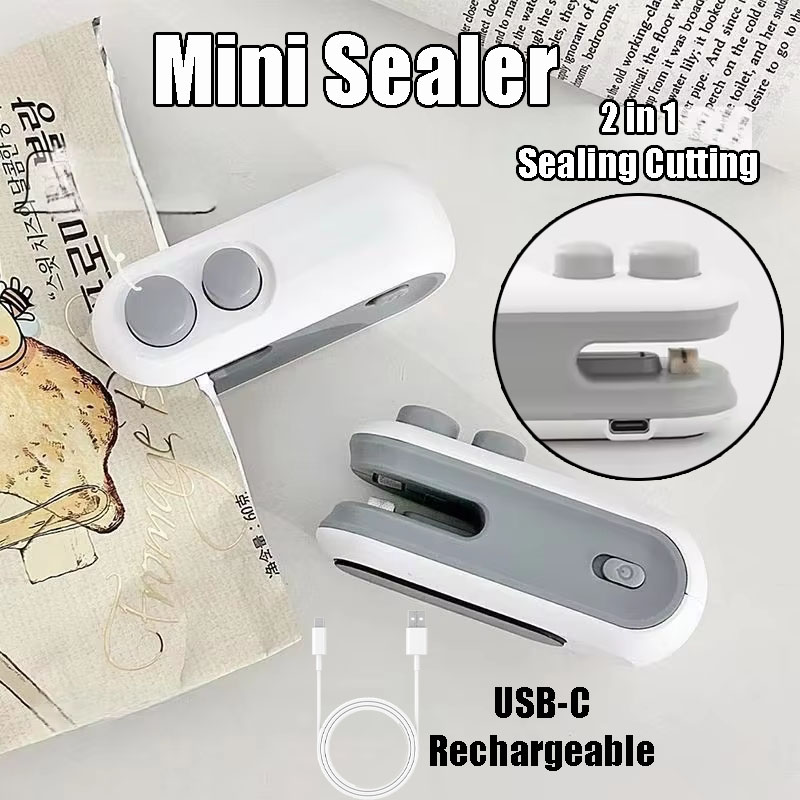 Food Storage Vacuum Sealer Machine - Handheld Bag Sealers USB-C Rechargeable Sealers