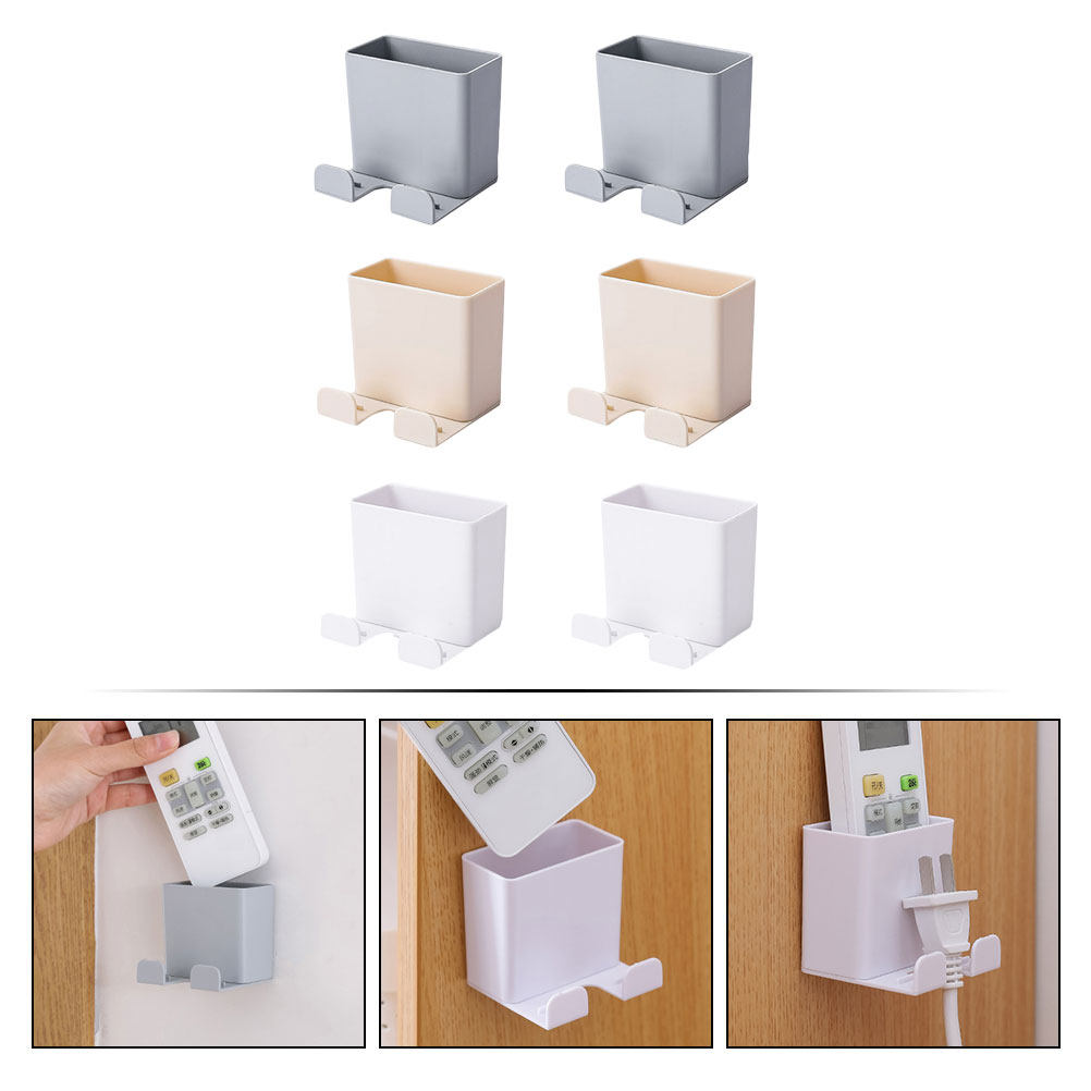 Food Storage Rack - 6Pcs Remote Controller Box Wall Mount