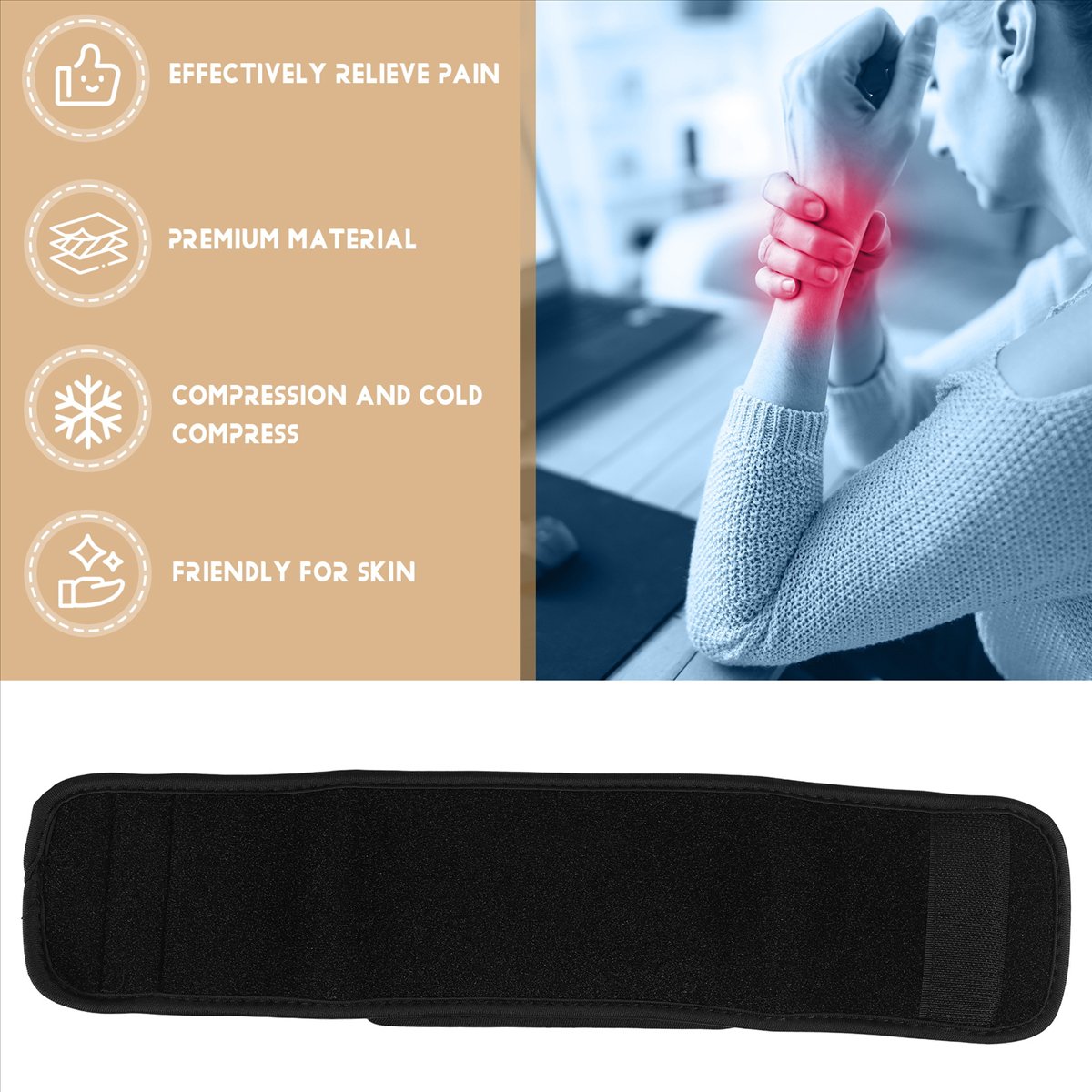 Cold Pack Ice Gel - T34C Cold Therapy Wrap Cold Packs