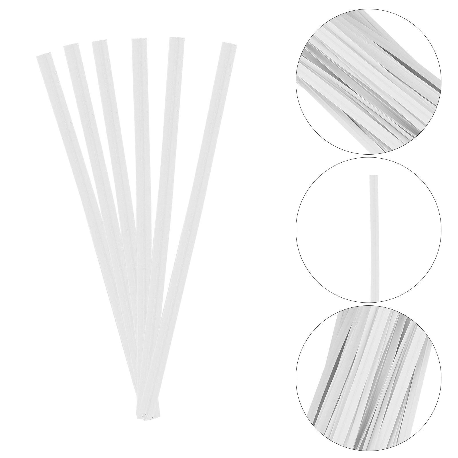 Food Storage And - 1000Pcs White Twist Ties Paper Bread