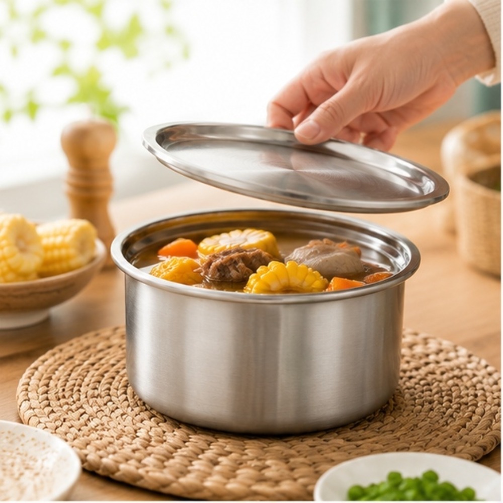 Food Storage Bowls - 304 Stainless Steel Ramekin with Lid