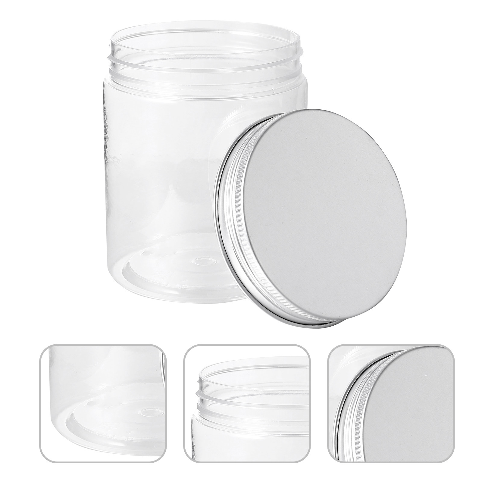 Food Storage Jars - 12Pcs Plastic Storage Jars Household Sealed