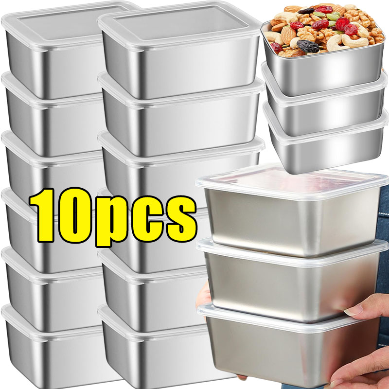 Food Storage Bowls - Stainless Steel Food Storage Containers
