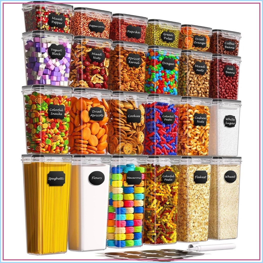 Food Storage Kitchen - 24 PCS Airtight Food Storage Containers