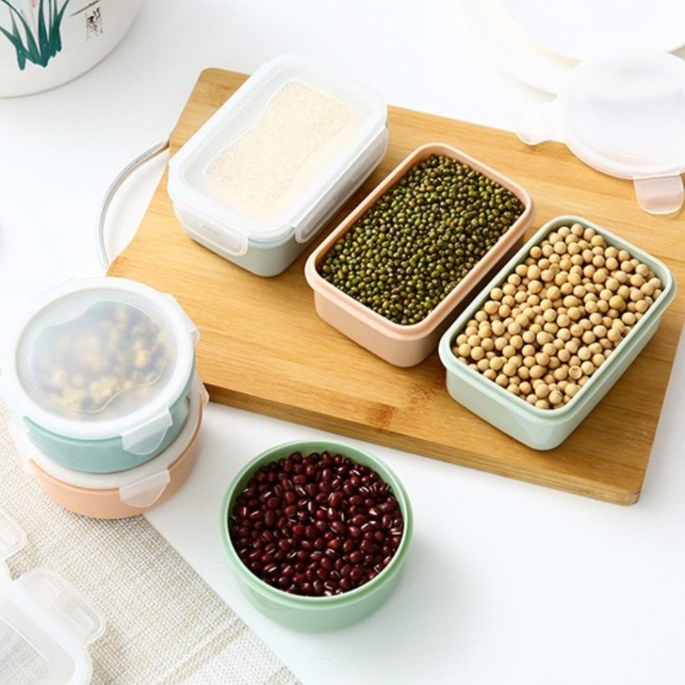5PCS Fresh Plastic Food Storag - Food Storage Lock Box review and price