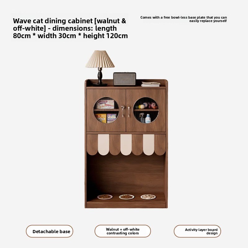 Medieval solid wood cat cantee - Food Storage Medieval review and price