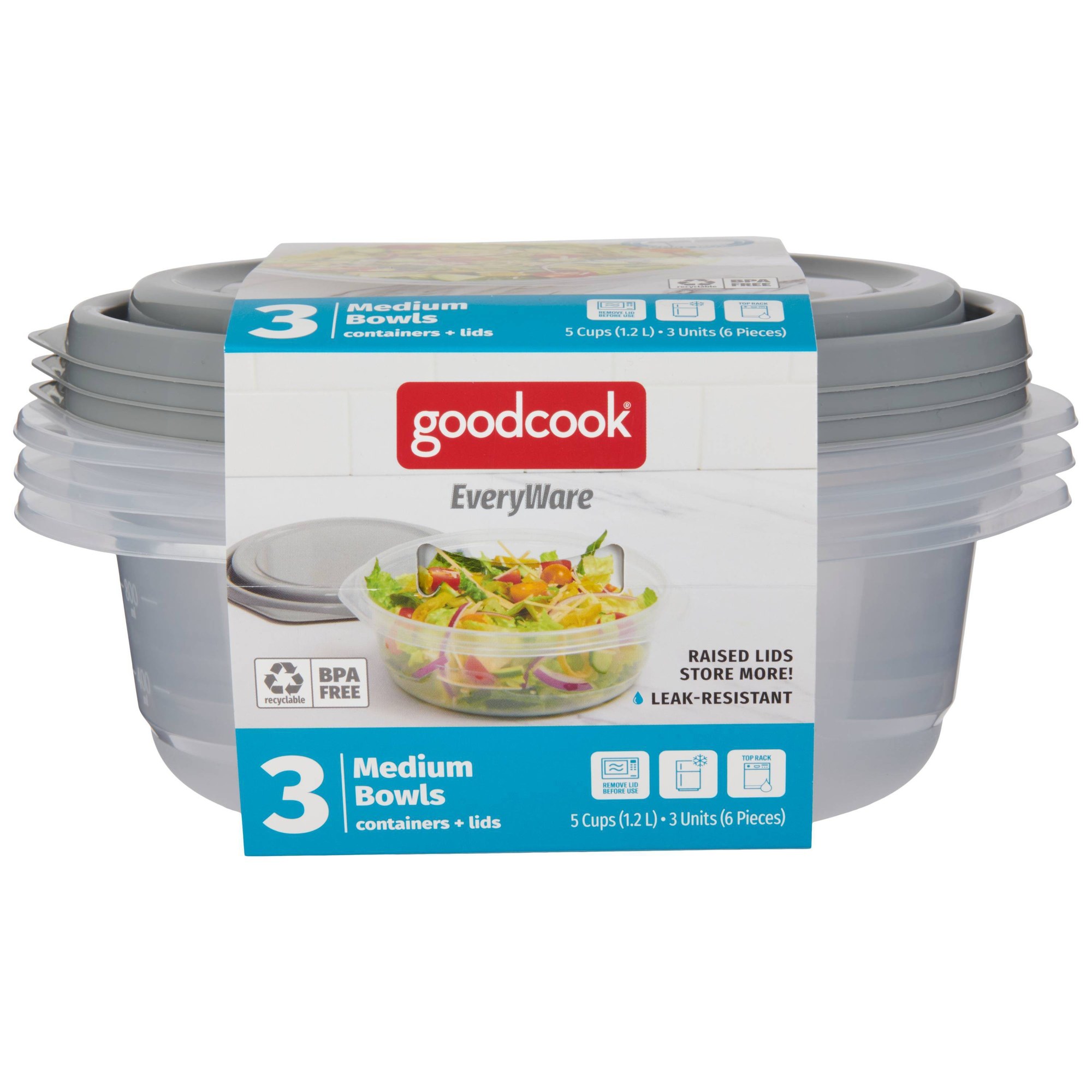 6pcs Round 5 Cup Food Storage  - Food Storage Pantry review and price