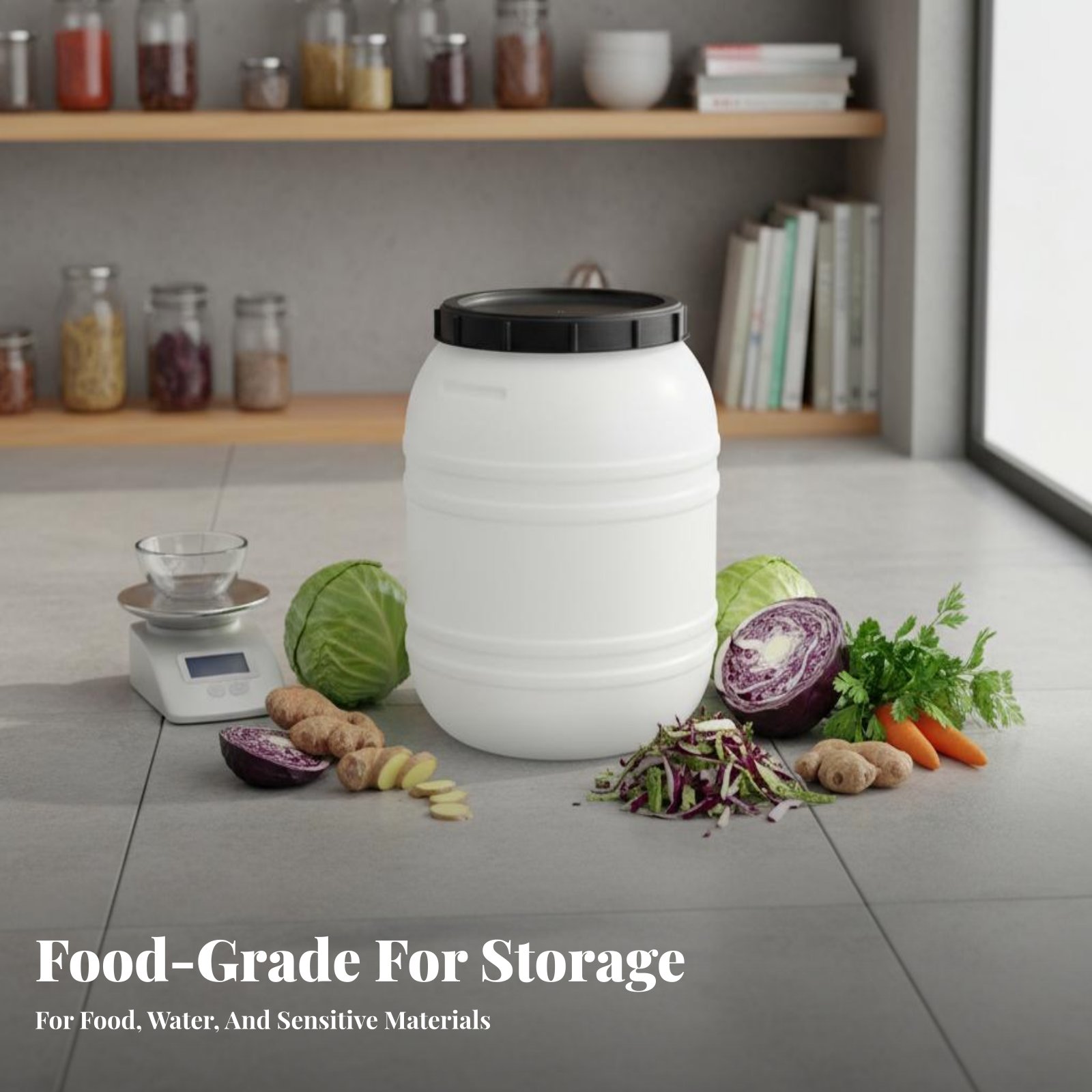 Food Grade Plastic Barrel Airt - Food Storage And review and price