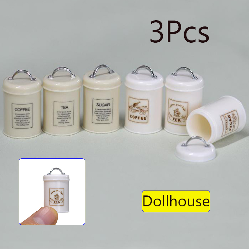 3Pcs Miniature Dollhouse Mini  - Food Storage And review and price