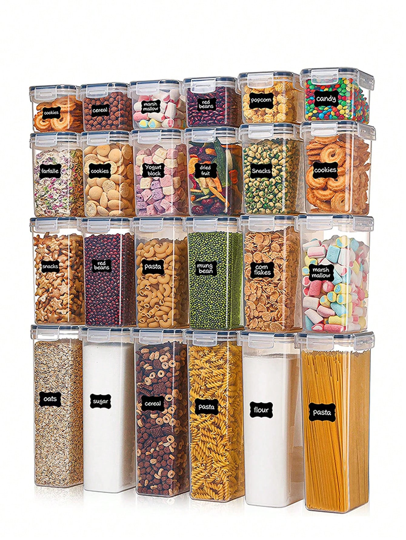 48pcs Airtight Food Storage Co - Food Storage Pantry review and price