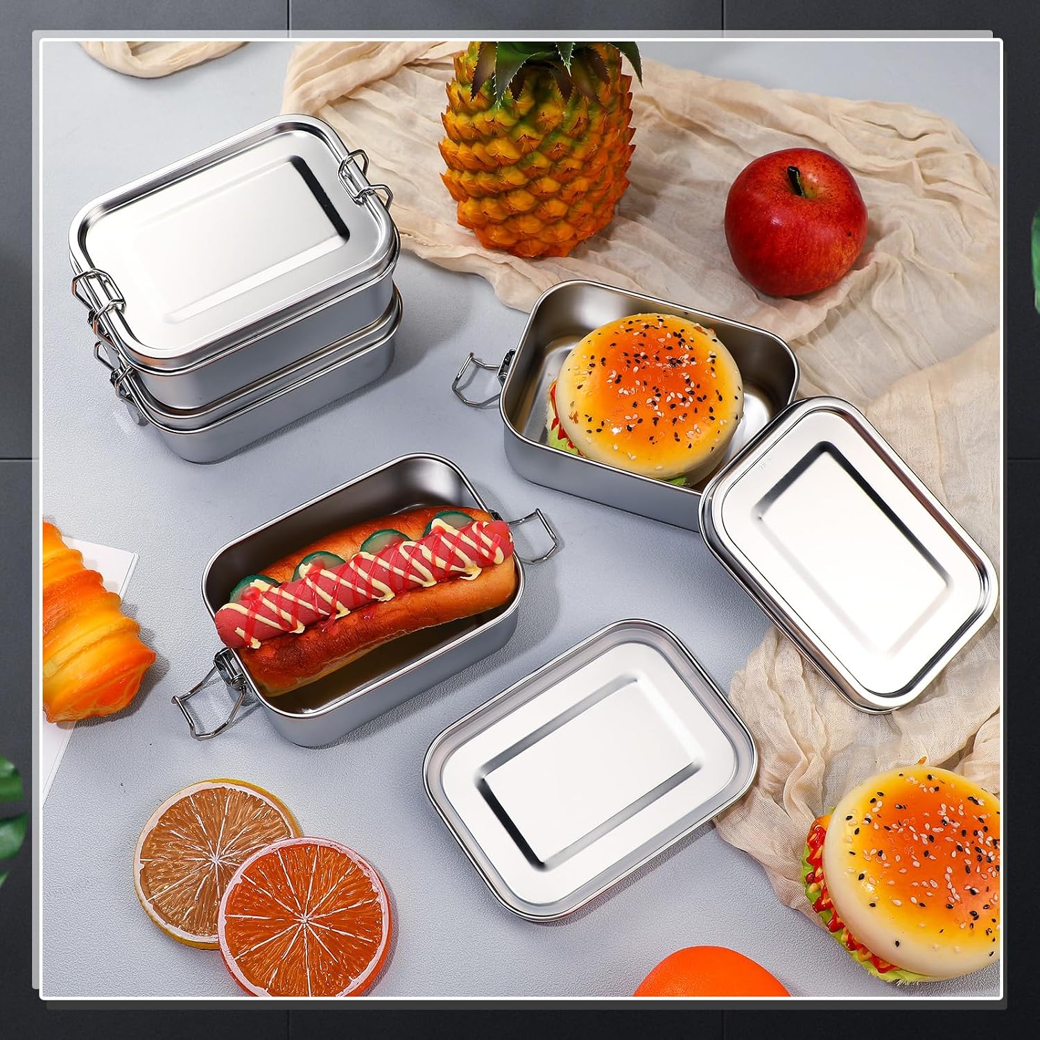 Stainless Steel Food Storage C - Food Storage Meal Prep review and price