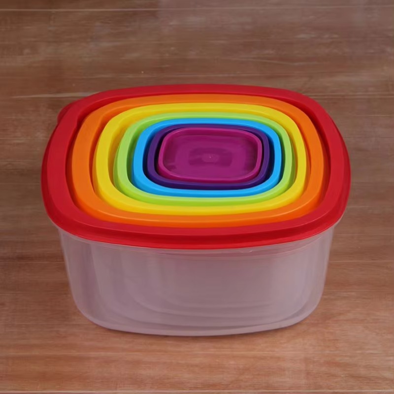 Rainbow 7pcs Food Container Pl - Food Storage And review and price