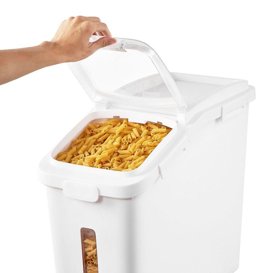 Large 11.4Gallon/50L Rice Stor - Food Storage With Wheels review and price