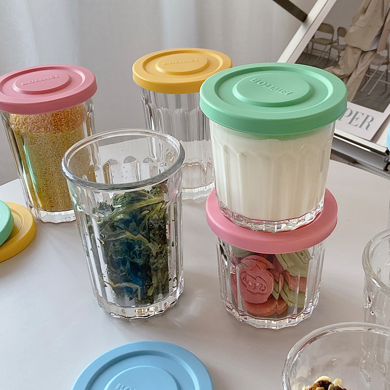 Color Cover Glass Sealed Tank  - Food Storage Glass Jar review and price