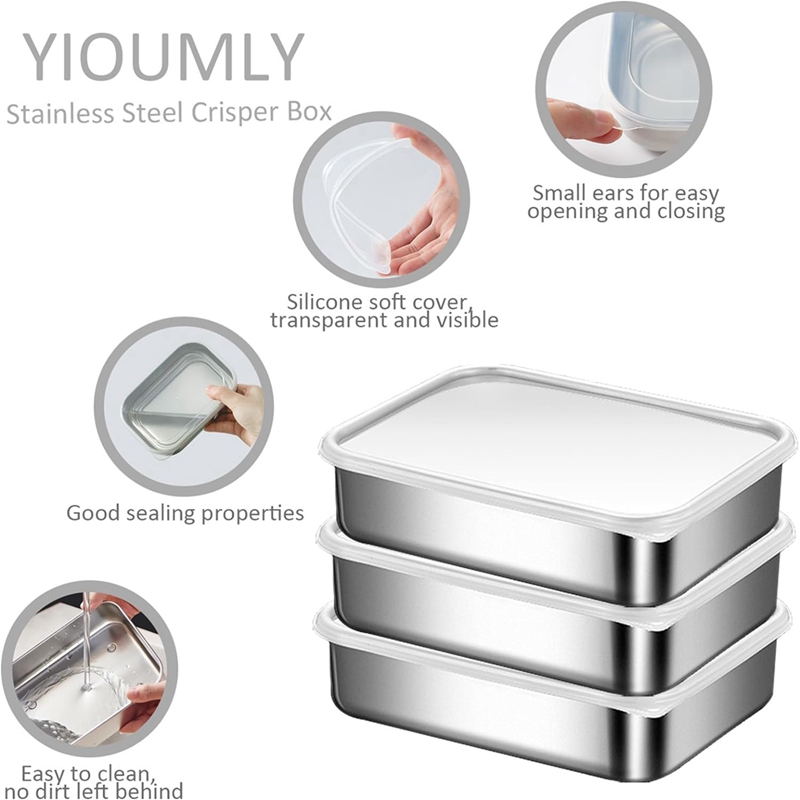 Stainless Steel Containers for - Food Storage And review and price
