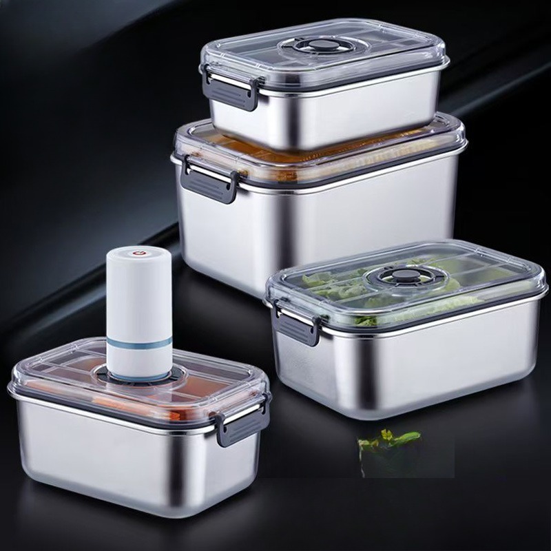 Stainless Steel Vacuum Food Co - Food Storage Meal Prep review and price