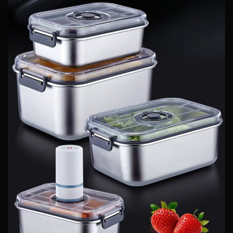 Stainless Steel Vacuum Food Co - Food Storage Meal Prep review and price