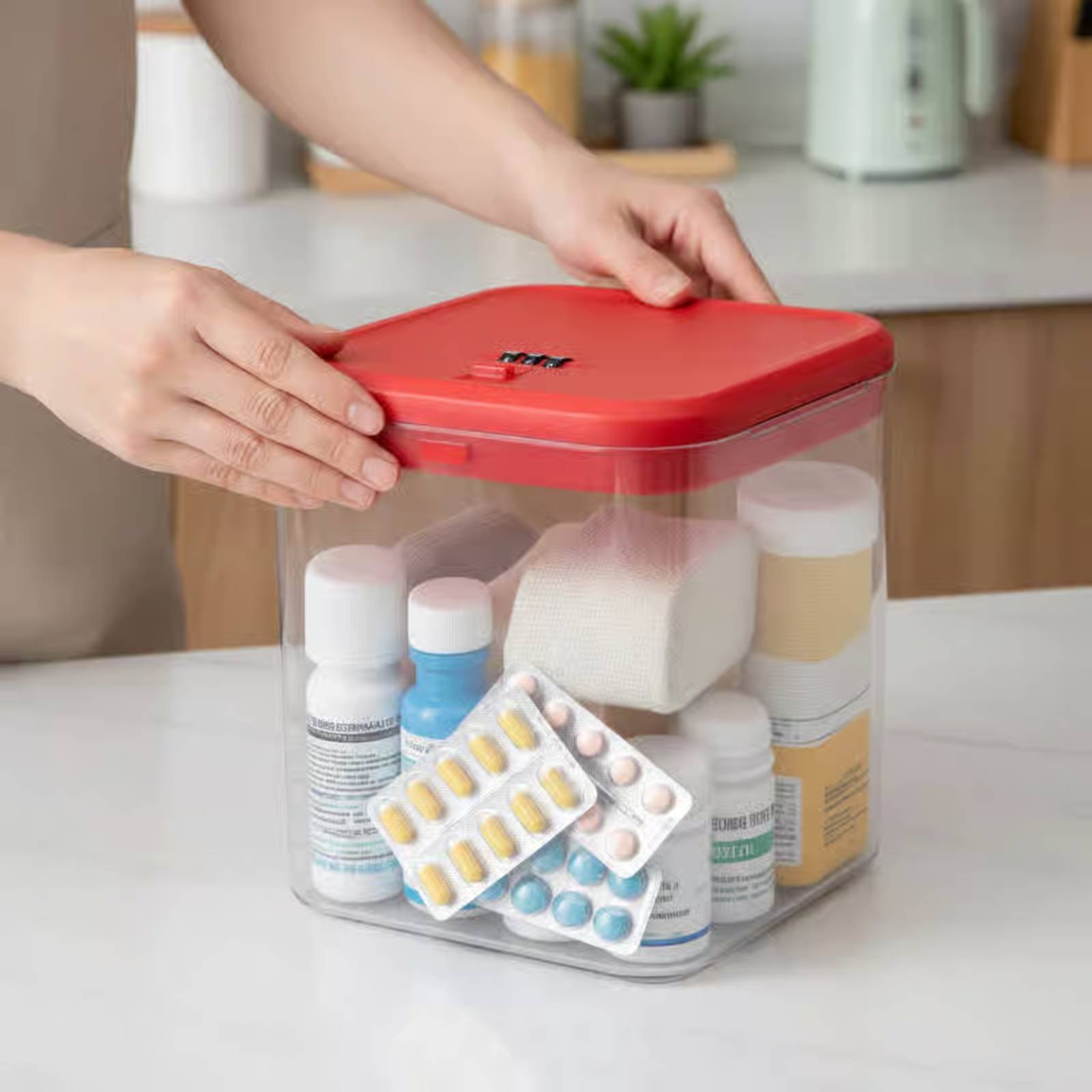 Clear Lockable Box Versatile L - Food Storage And review and price