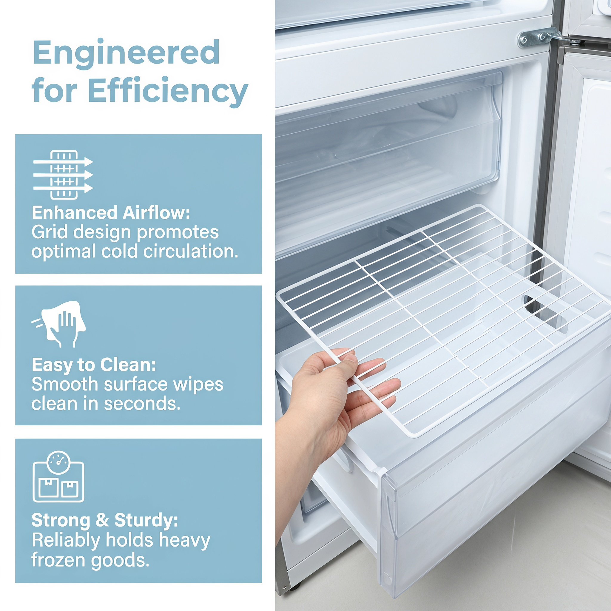 Wire Metal Refrigerator Divide - Food Storage Freezer review and price