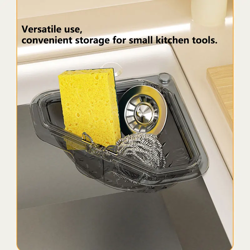 Magnetic Triangular Sink Drain - Food Storage Rack review and price