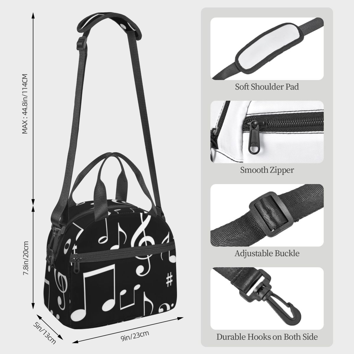 Music Notes Insulated Lunch Ba - Food Storage Notes review and price
