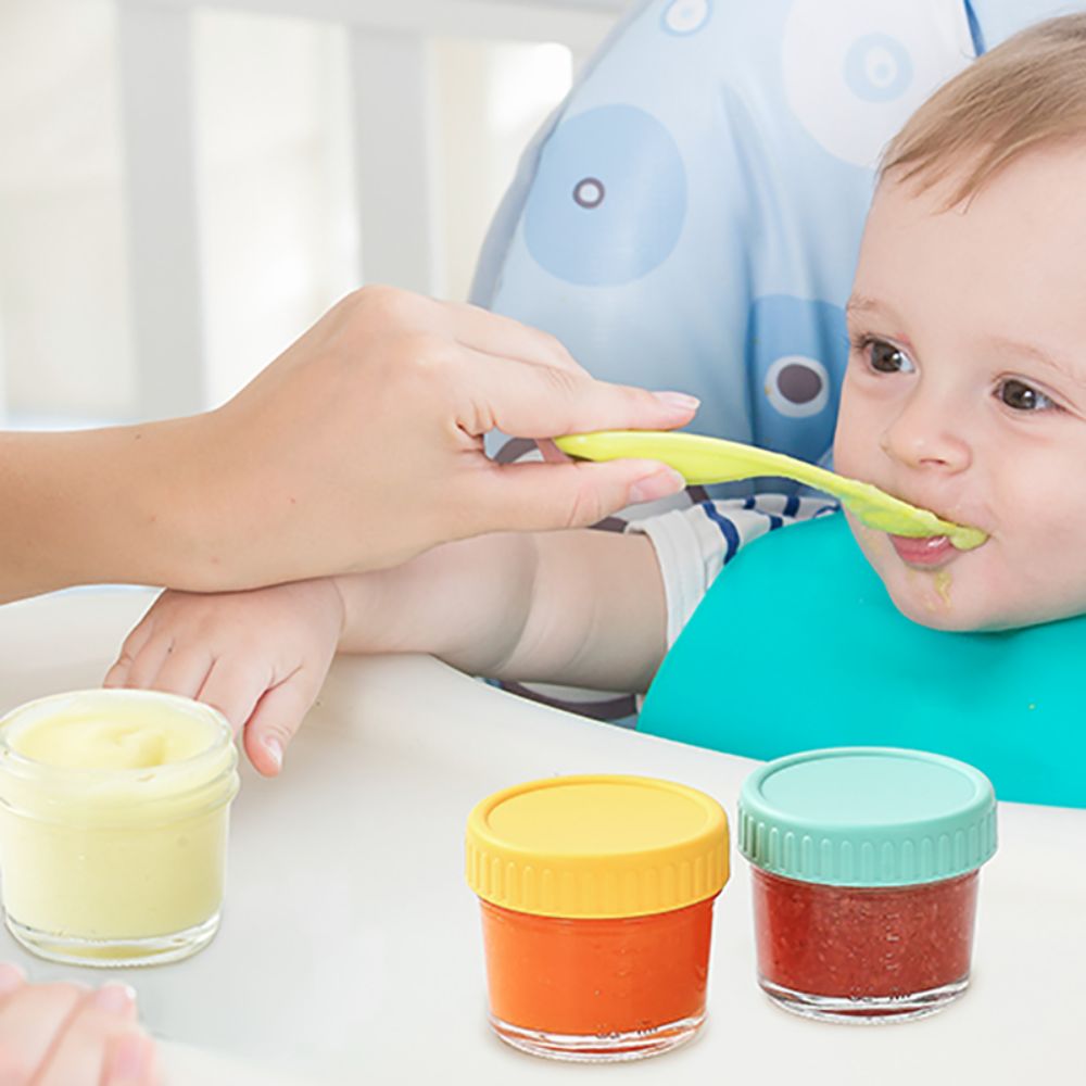6pcs Glass Baby Food Jar Reusa - Food Storage Glass Jar review and price