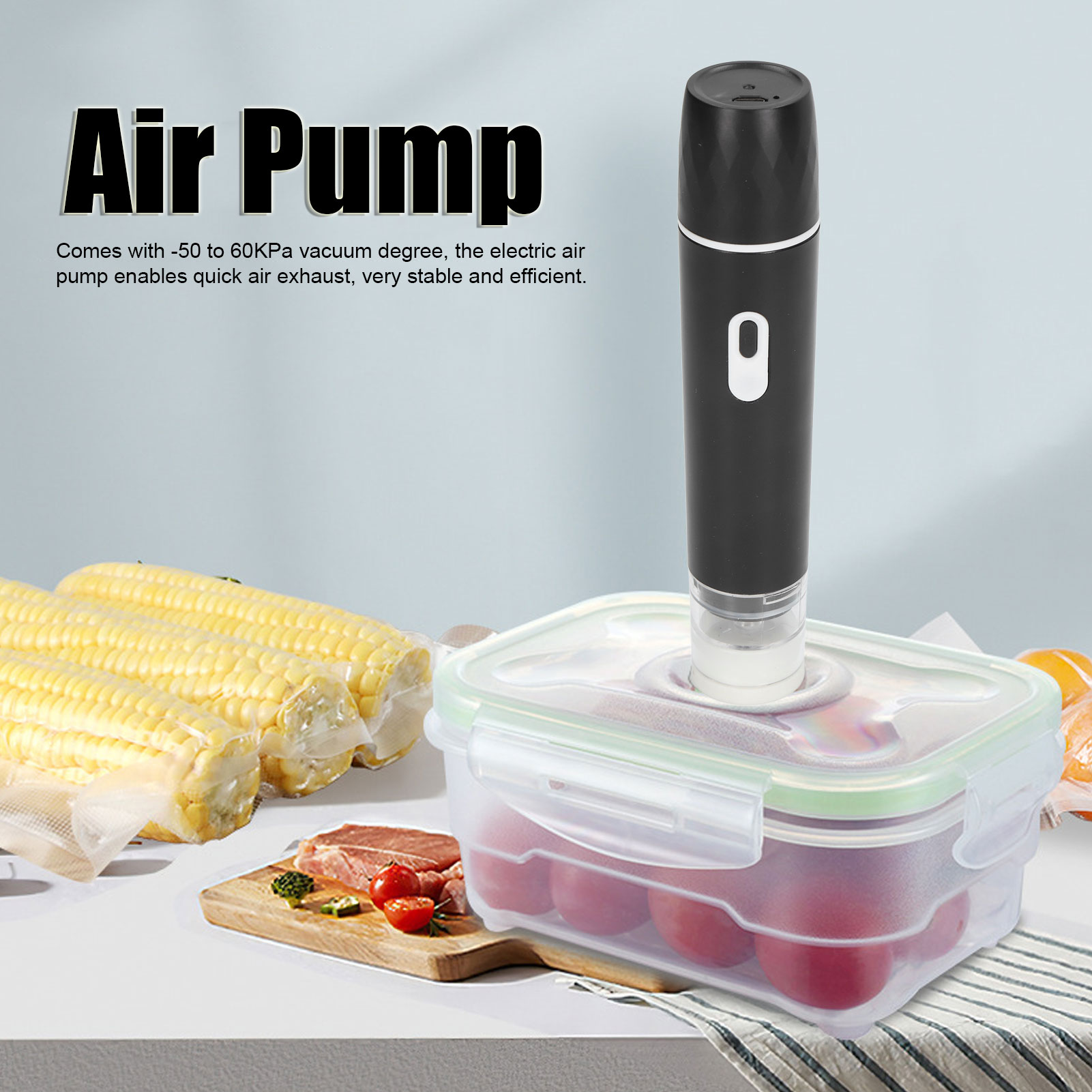 Electric Air Pump Handheld Vac - Food Storage Vacuum Sealer Machine review and price