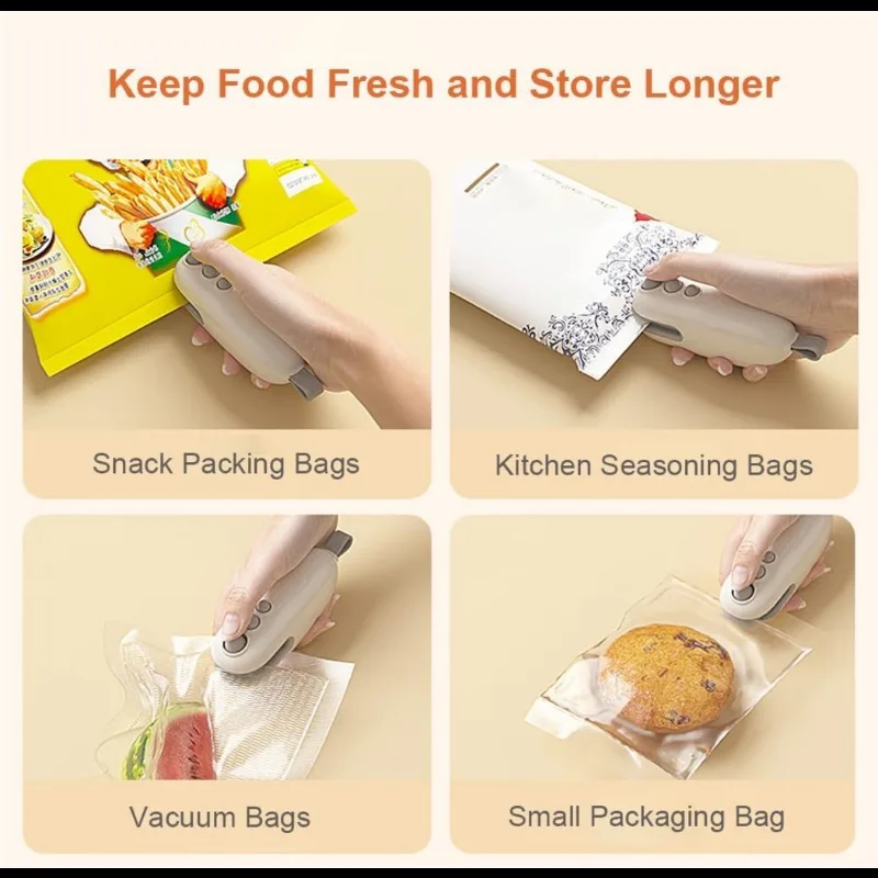 2 In 1 Mini Bag Sealer Cutter  - Food Storage Vacuum Sealer Machine review and price