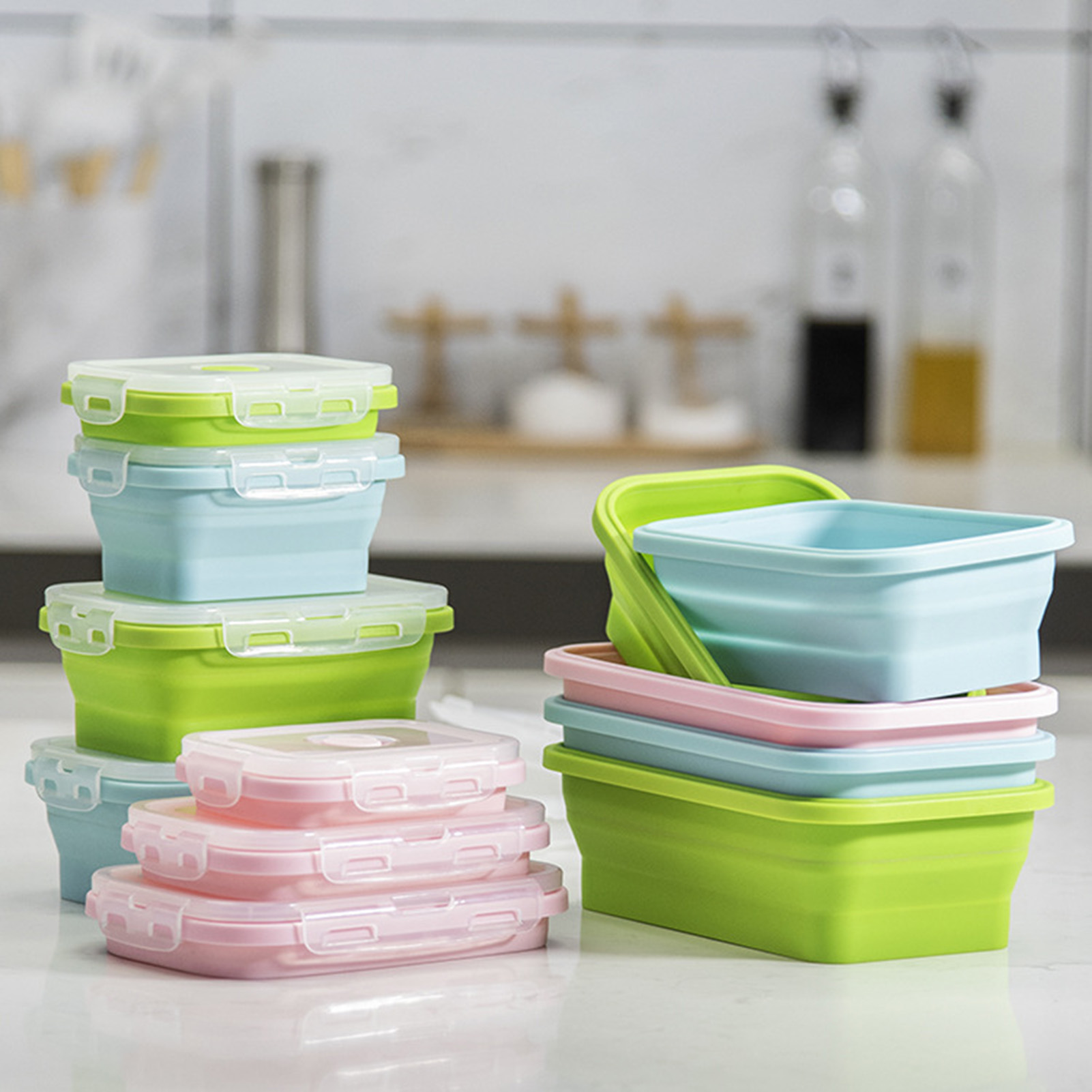 Silicone Lunch Box Food Grade  - Food Storage Bowls review and price