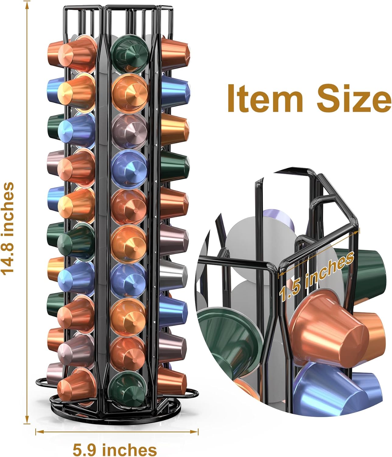 Coffee Pod Holder for Nespress - Food Storage Xl review and price