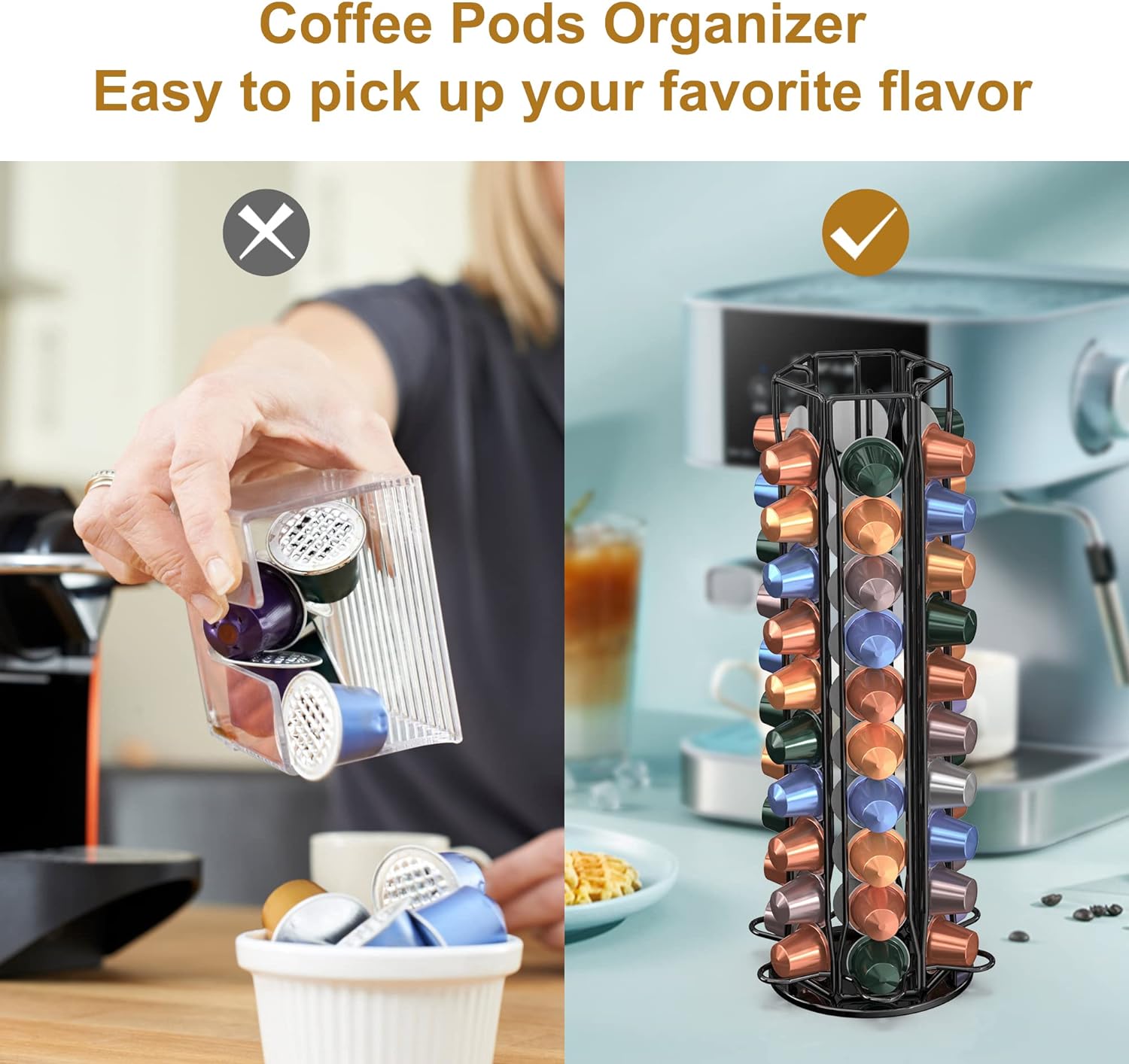 Coffee Pod Holder for Nespress - Food Storage Xl review and price