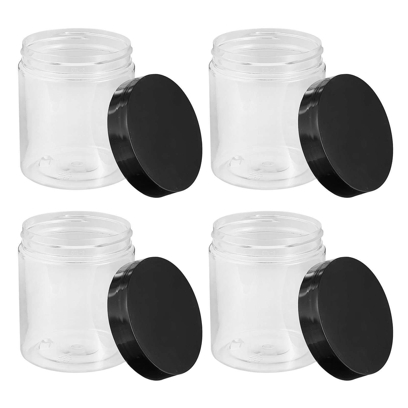 12Pcs Clear Plastic Storage Ja - Food Storage Jars review and price
