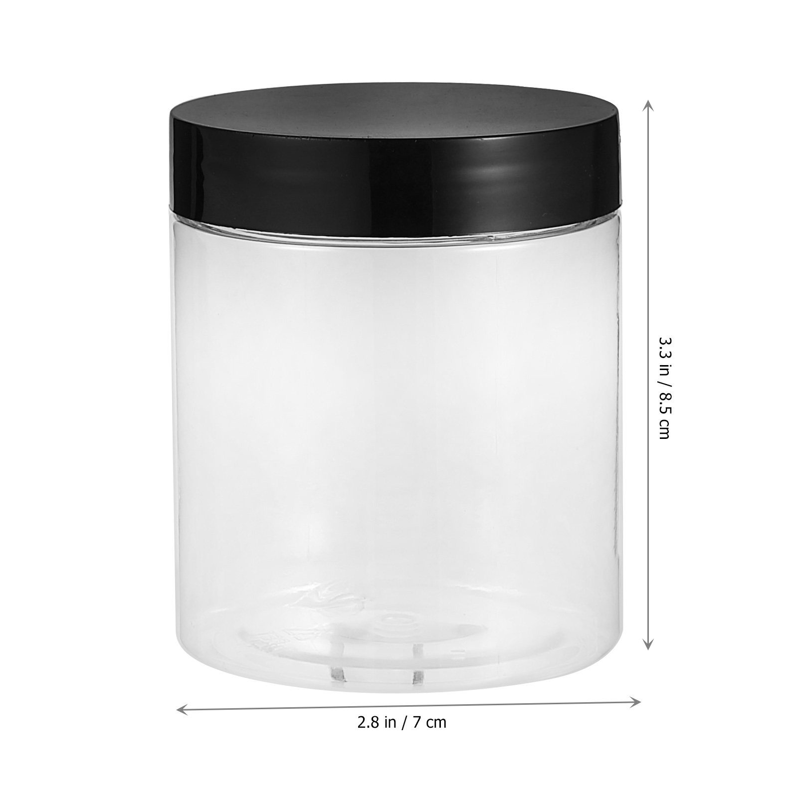 12Pcs Clear Plastic Storage Ja - Food Storage Jars review and price