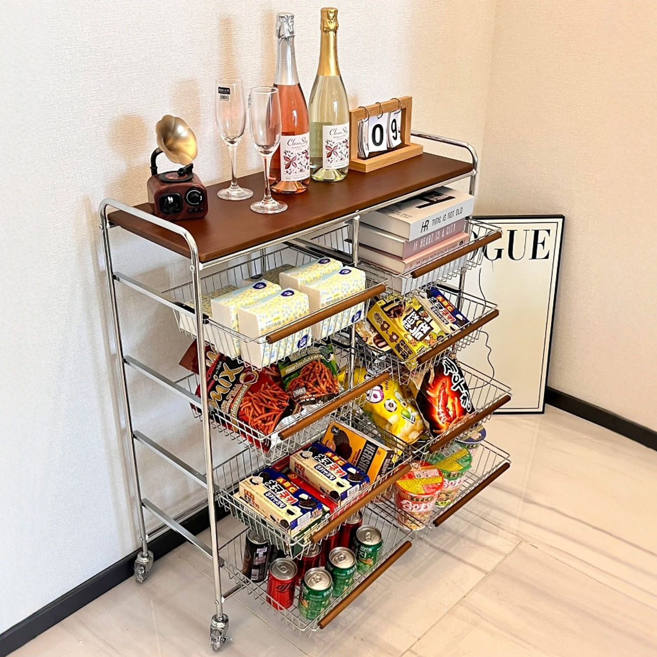 Medieval style storage trolley - Food Storage Medieval review and price