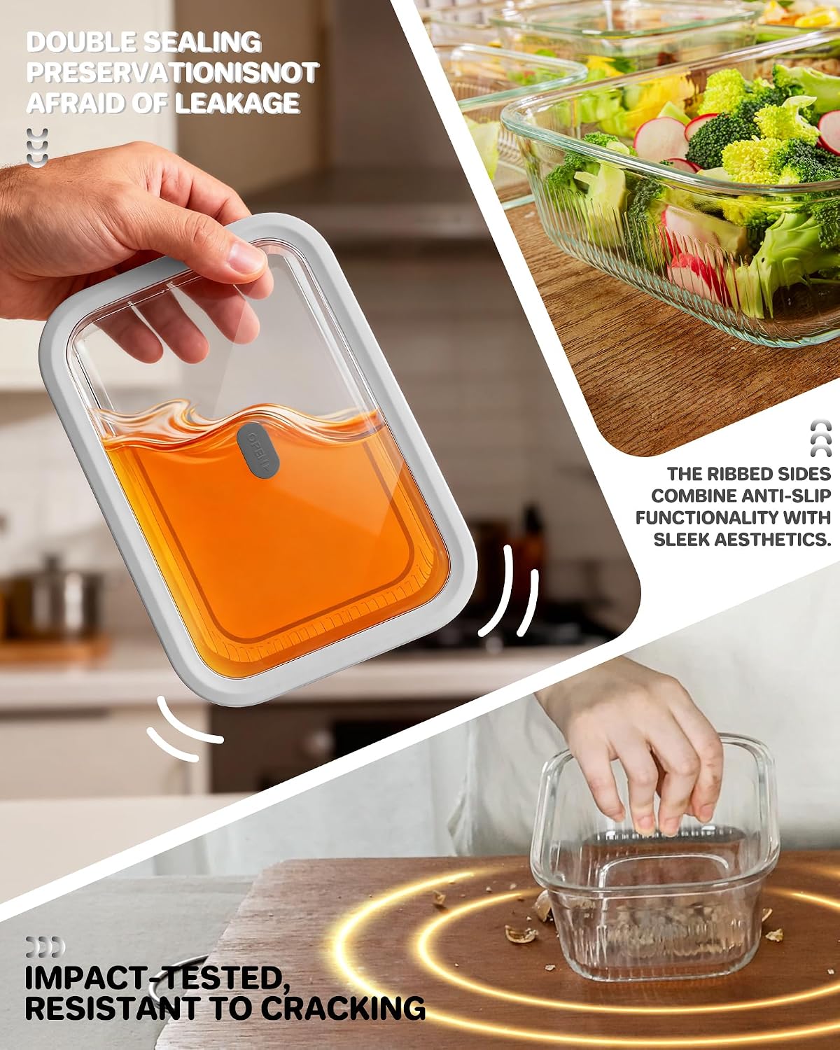 2 Pack Glass Food Storage Cont - Food Storage Meal Prep review and price
