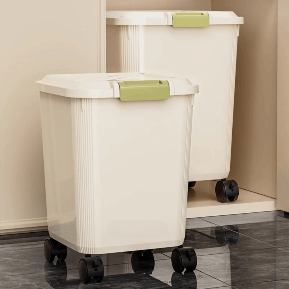 Insect Proof Rice Storage Box  - Food Storage With Wheels review and price