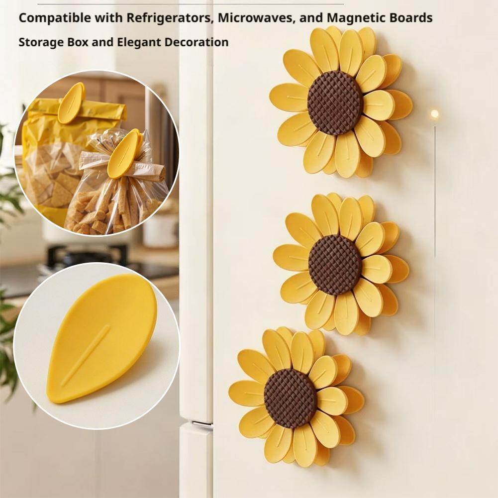 10Pcs Cute Sunflower Magnetic  - Food Storage Notes review and price