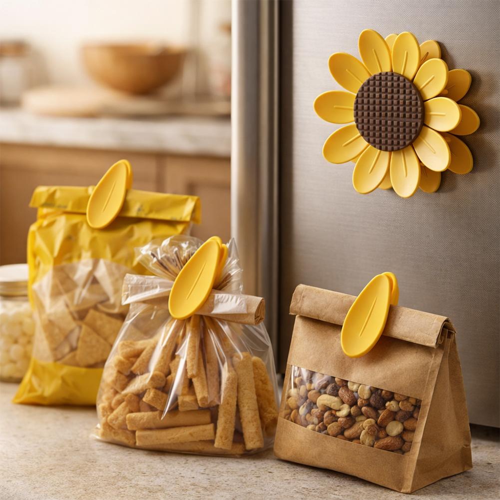 10Pcs Cute Sunflower Magnetic  - Food Storage Notes review and price