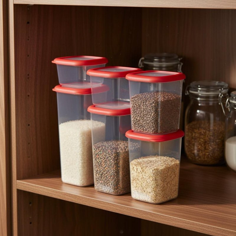 6 Pieces Airtight Food Storage - Food Storage Pantry review and price