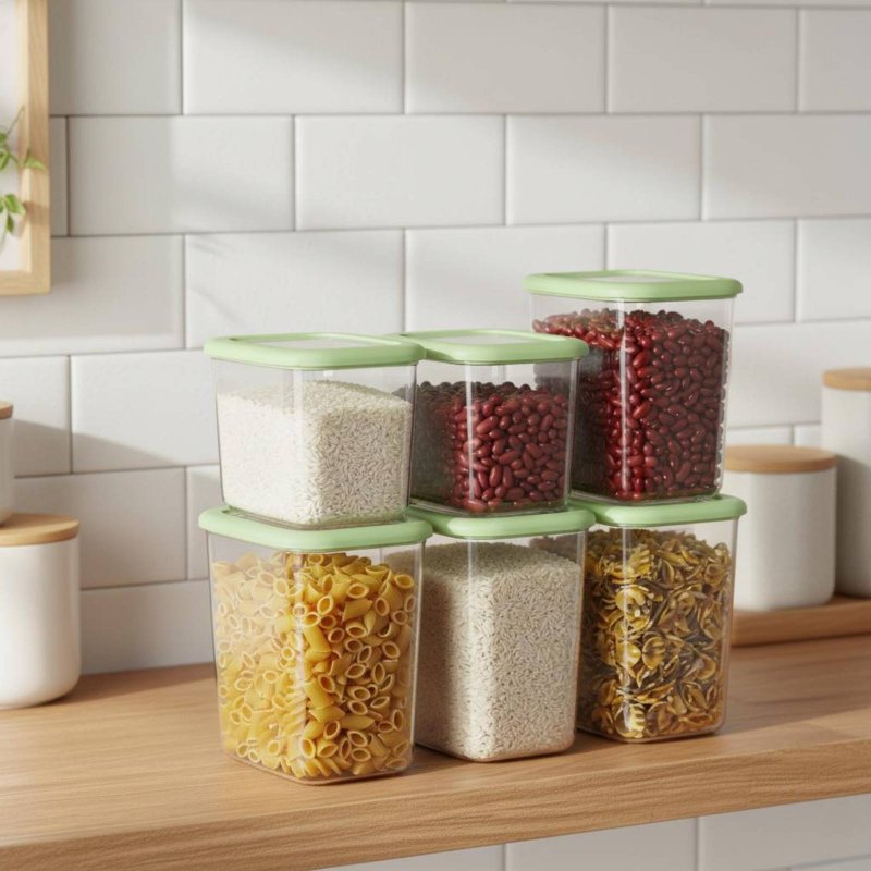 6 Pieces Airtight Food Storage - Food Storage Pantry review and price