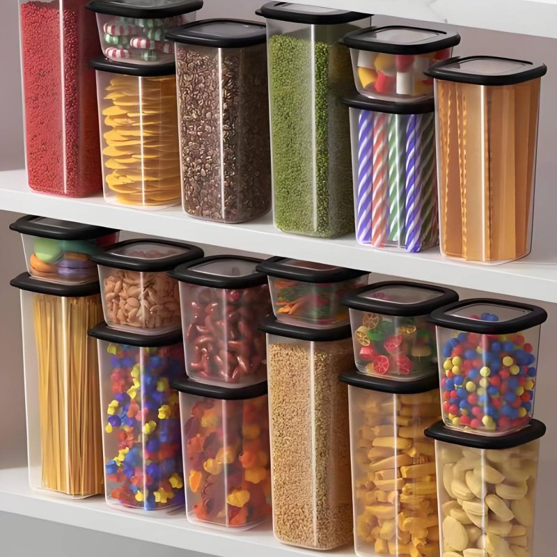 6 Pieces Airtight Food Storage - Food Storage Pantry review and price