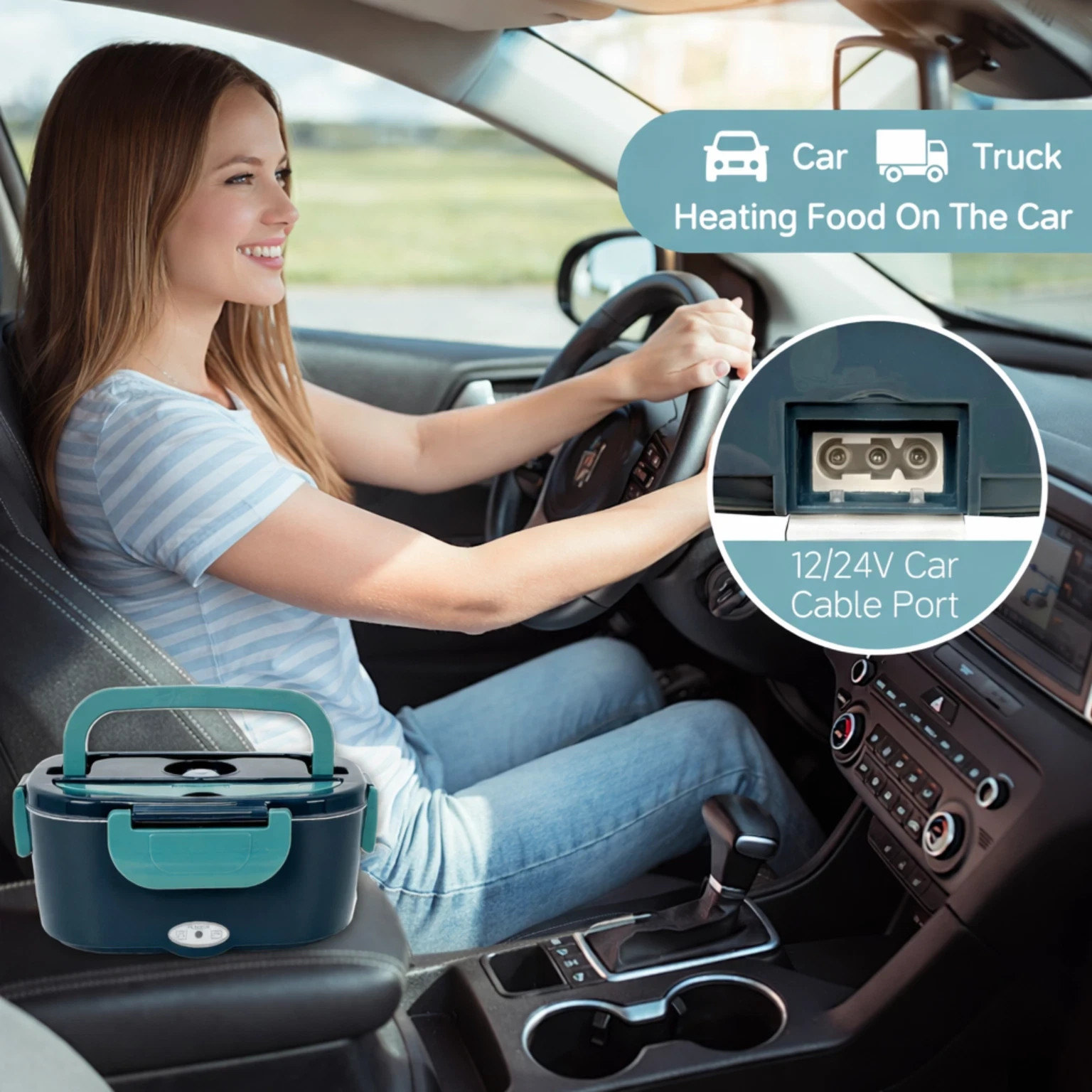 Electric Lunch Box Food Warmer - Food Storage Not Plastic review and price