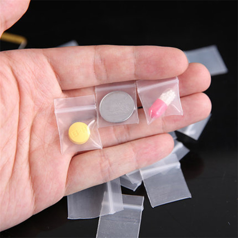 100Pieces Transparent Mini Sma - Food Storage Zip Lock Bags review and price