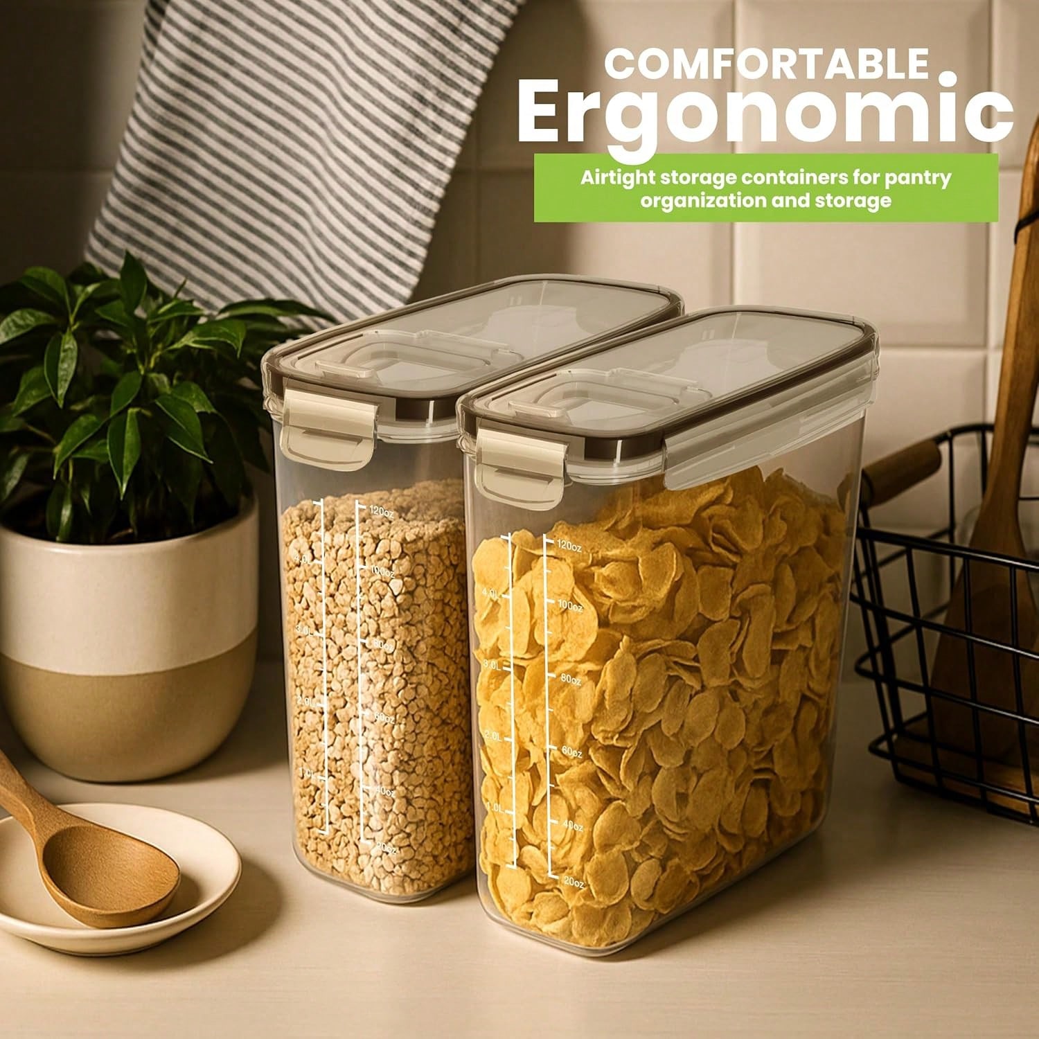 4 Pack (4L / 135OZ) EXTRA Larg - Food Storage Pantry review and price