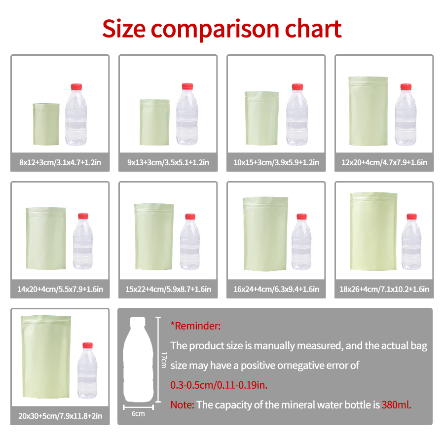 50/100PCS Matte Pale Yellow Zi - Food Storage And review and price