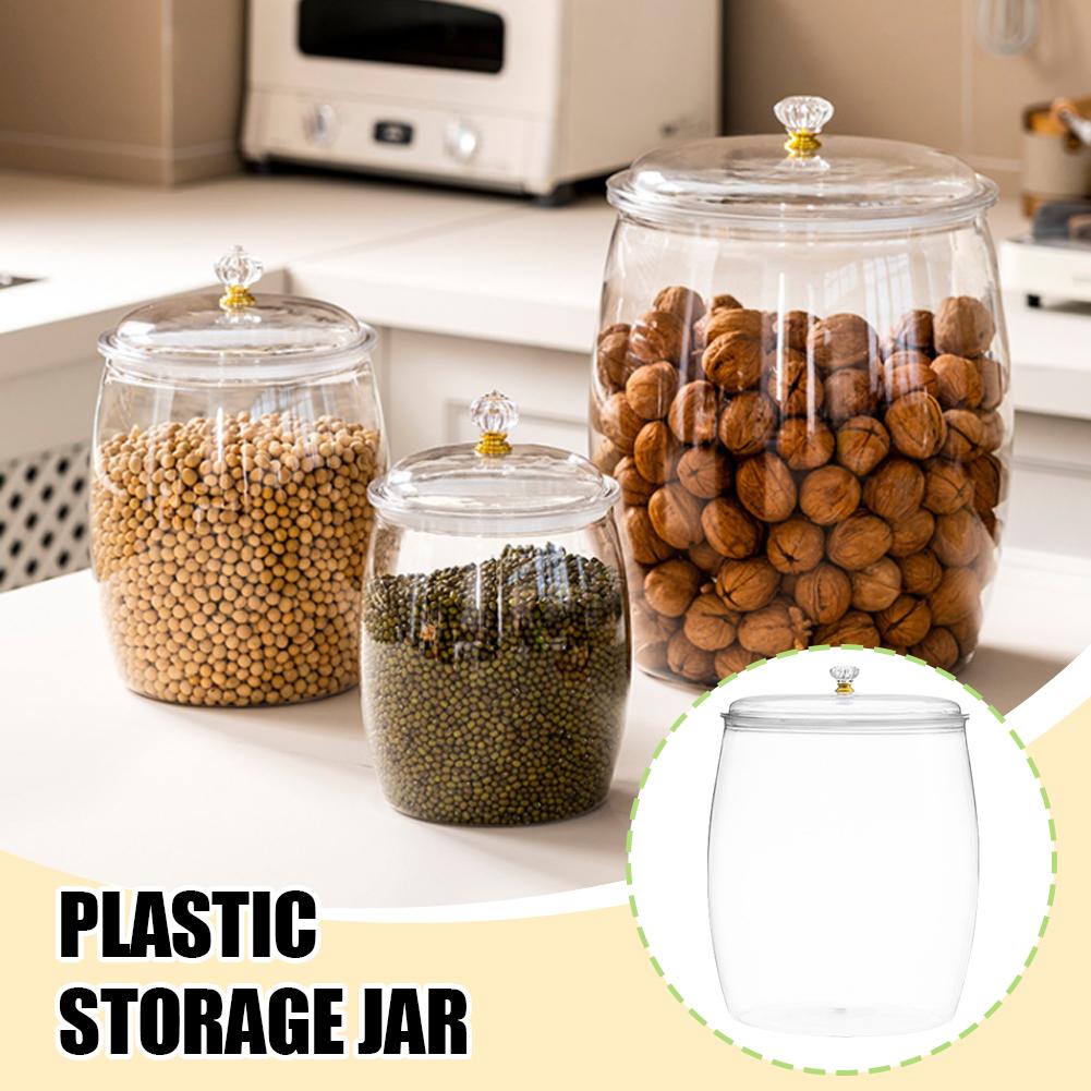 Large Transparent Plastic Seal - Food Storage Jars review and price