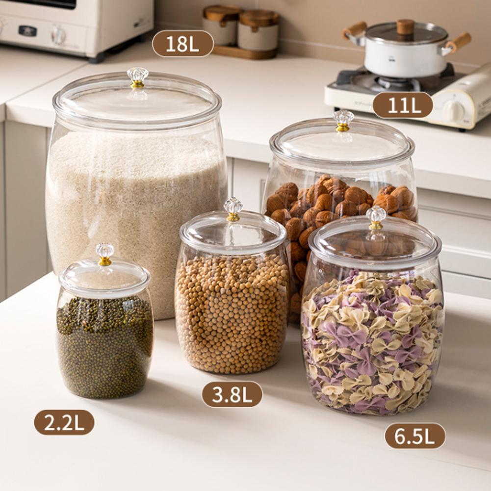 Large Transparent Plastic Seal - Food Storage Jars review and price