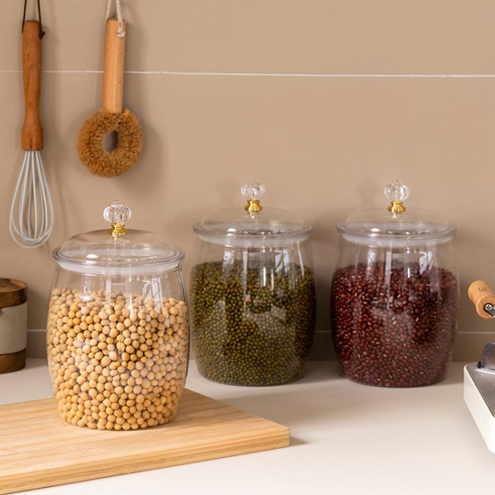 Large Transparent Plastic Seal - Food Storage Jars review and price