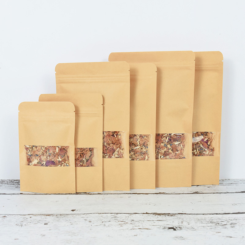 20/50pcs Kraft Paper Zip Lock  - Food Storage Zip Lock Bags review and price