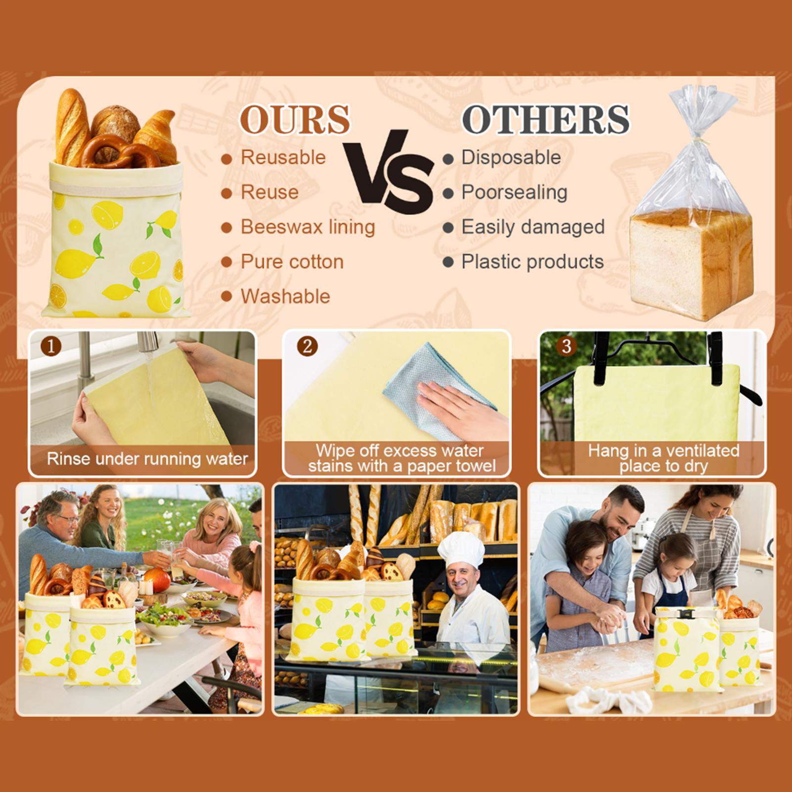 Bread Bags Reusable Reusable B - Food Storage Freezer review and price
